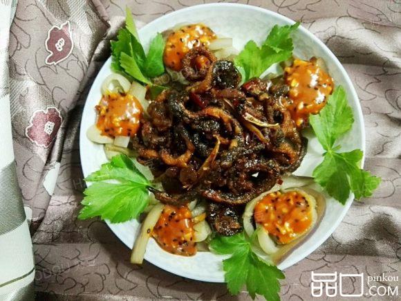 香辣脆鳝拼茄子