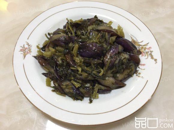 雪菜炒茄子