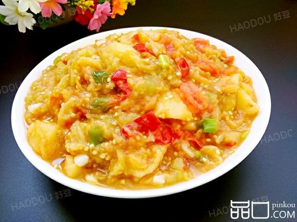 西红柿土豆炒茄泥