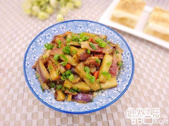 咸肉烧茄子