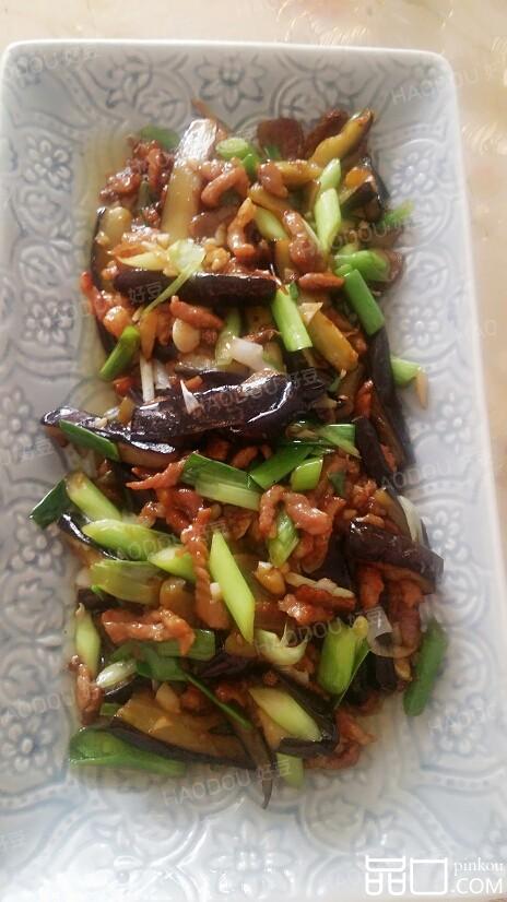 茄子炒肉丝