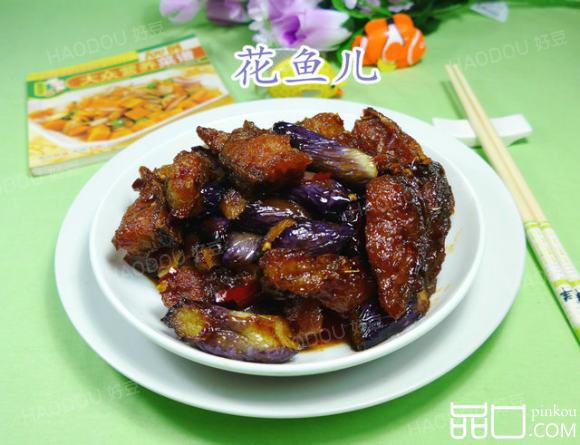 茄子炒熏鱼