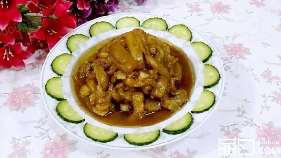 甜面酱炒茄条