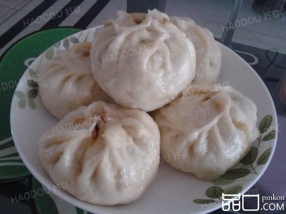 茄子猪肉馅包子