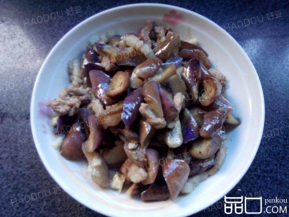 肉丝炒茄子
