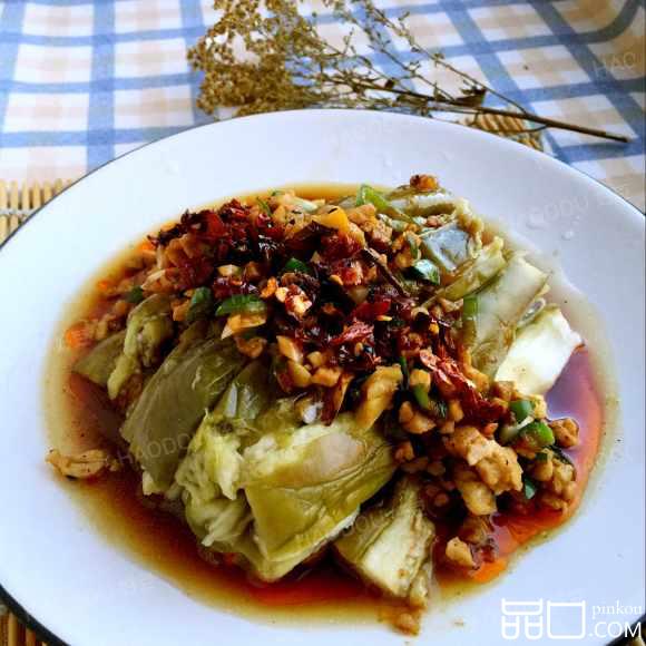 凉拌肉末茄子