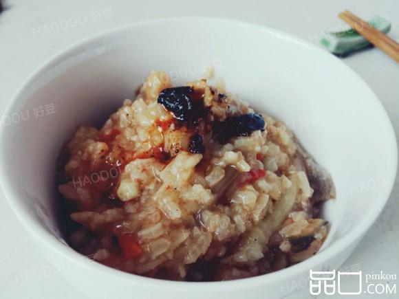 朝鲜特色：糯米茄子饭