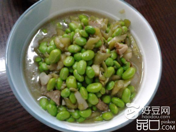 茄子烧毛豆