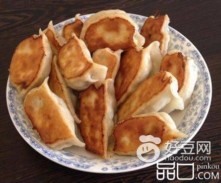 茄子牛肉洋葱馅锅贴
