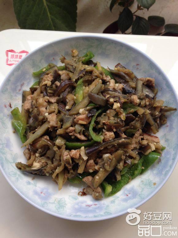 瘦肉炒茄丝