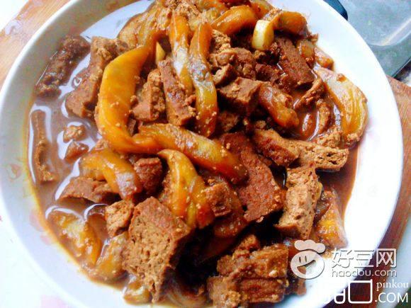 茄子炒豆腐片