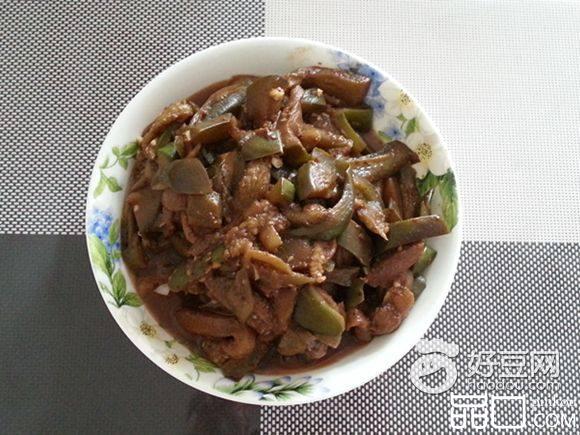 黄豆酱焖茄子
