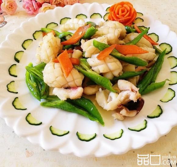 辣炒墨鱼花