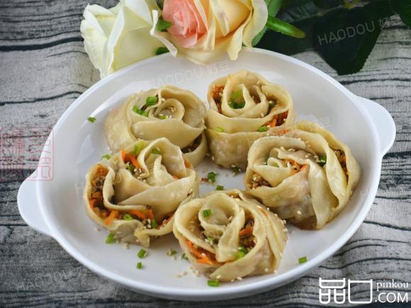 #盛夏餐桌 #玫瑰煎饺