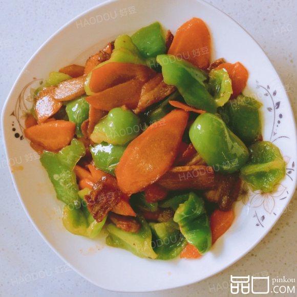 胡萝卜青椒炒肉