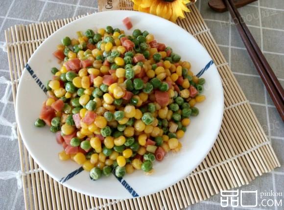 玉米豌豆粒小炒