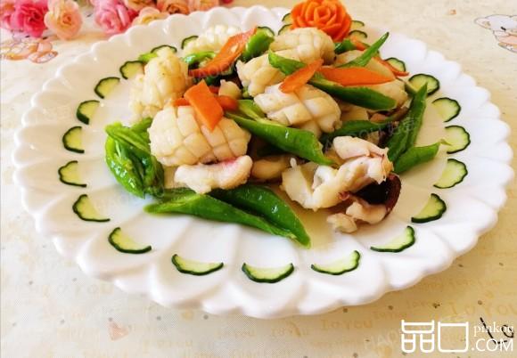 辣炒墨鱼话花