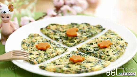 菠菜虾仁补钙饼