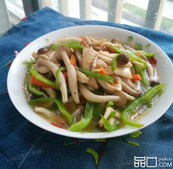 双丝炒蟹味菇