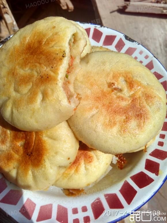 豆渣肉馅饼