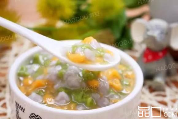 三色粒粒面