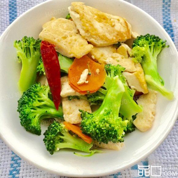 西兰花烧豆腐