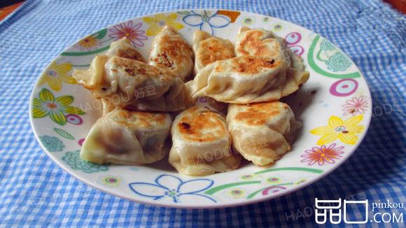 萝卜玉米瘦肉煎饺#本