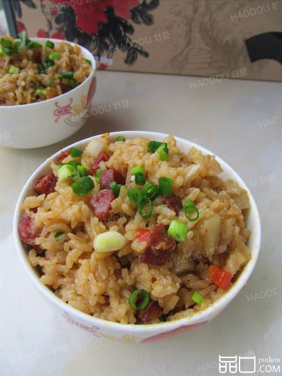 腊肠焖饭