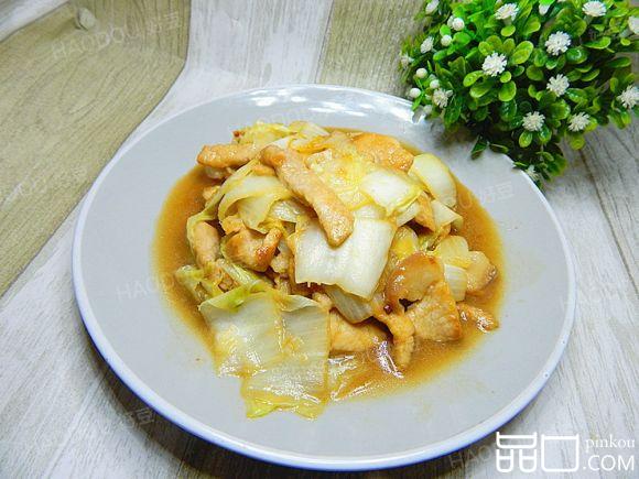 白菜炒猪肉
