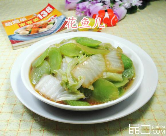 莴笋炒白菜