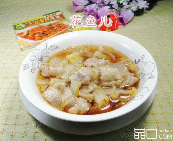 白菜煮鲜虾小馄饨