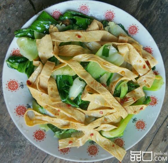 千张炒白菜