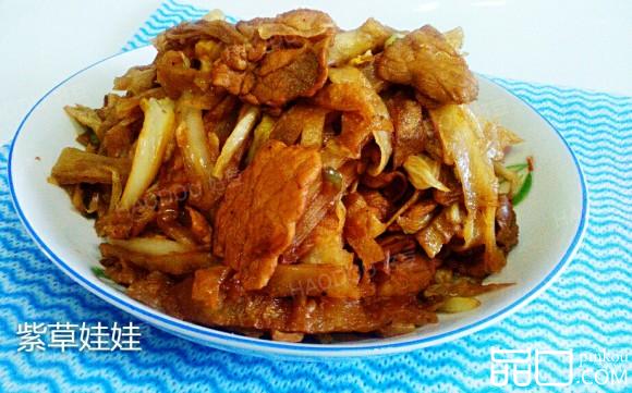 白菜炒饼