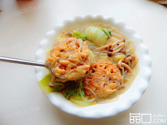白菜藕饼汤