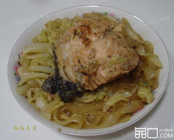 三文鱼烧白菜粉条