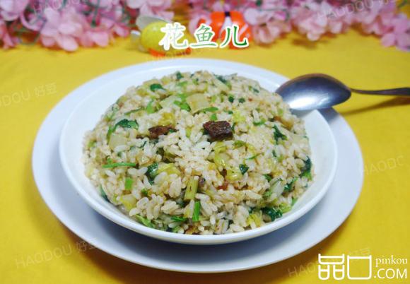 芹菜白菜炒饭