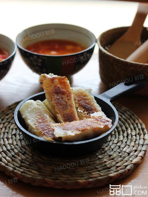 菜肉锅贴