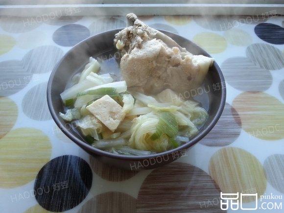 大骨白菜炖豆腐