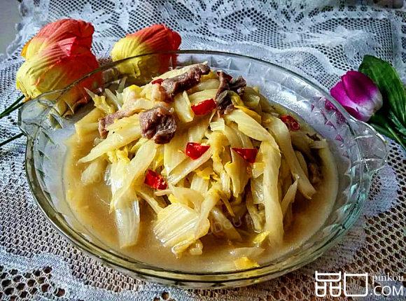 猪肉白菜丝