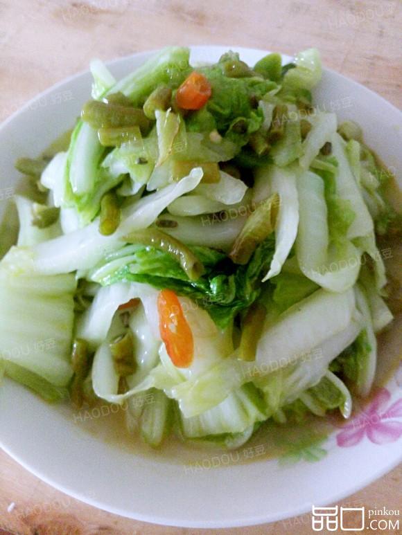 酸豆角白菜