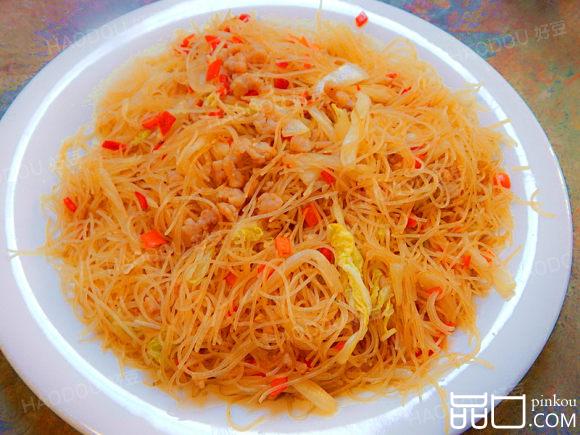 肉末炒米粉