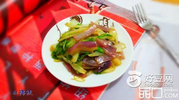 洋葱炒白菜