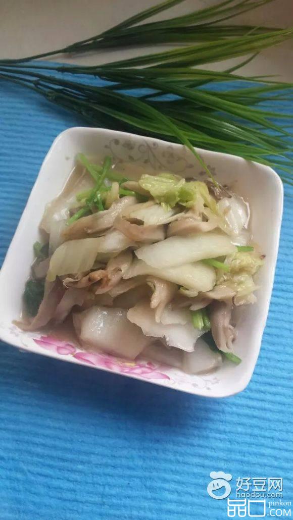 凤尾菇炒白菜