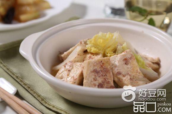 虾酱白菜豆腐