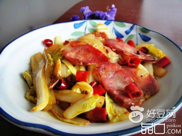 粉丝腊肠白菜煲