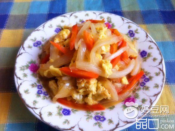 白菜胡萝卜炒鸡蛋