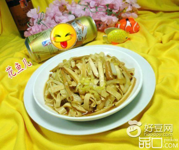 白菜香干炒千张