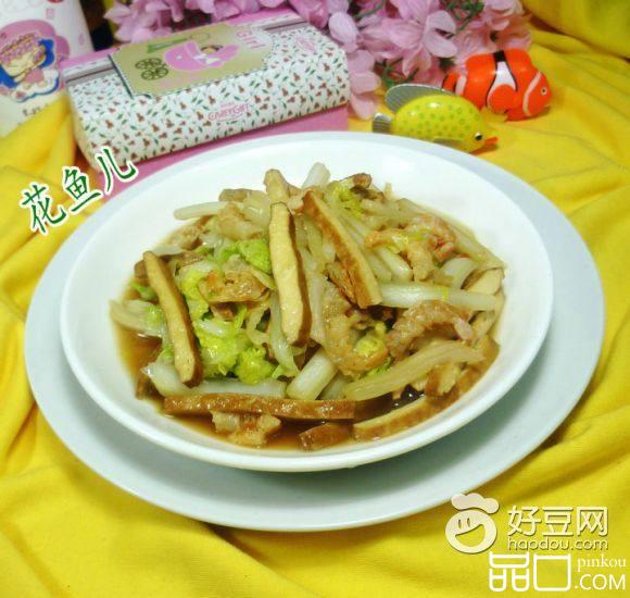 开洋香干炒白菜