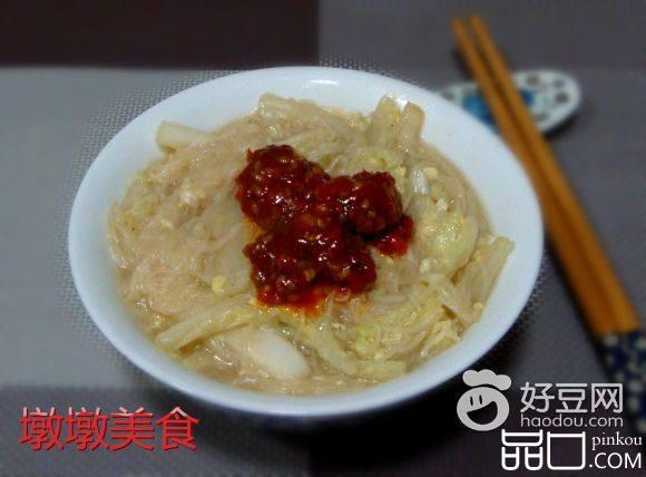 白菜煮山东小挂面