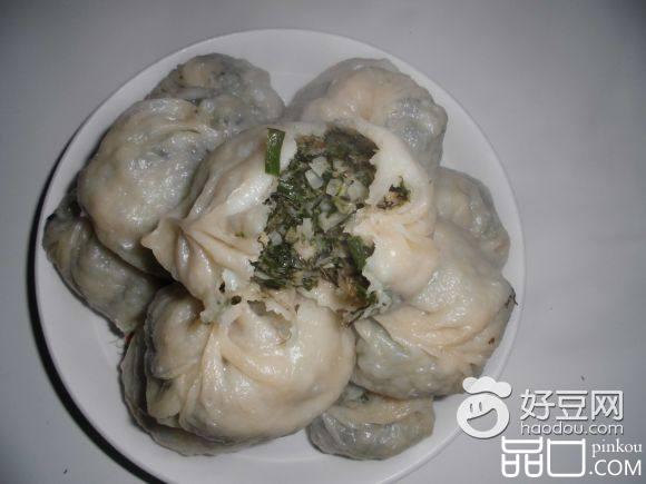 野菜白菜蒸饺